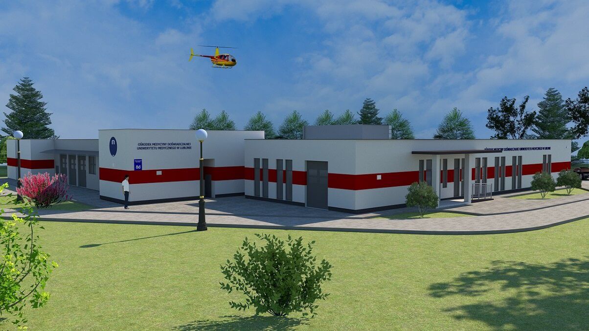 wizualizacja projekt rozbudowy OMD