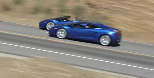 2 Lamborghini Gallardo wokół Los Angeles