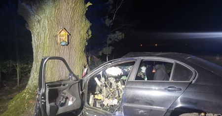Tragiczny wypadek. Kierowca zginął na miejscu