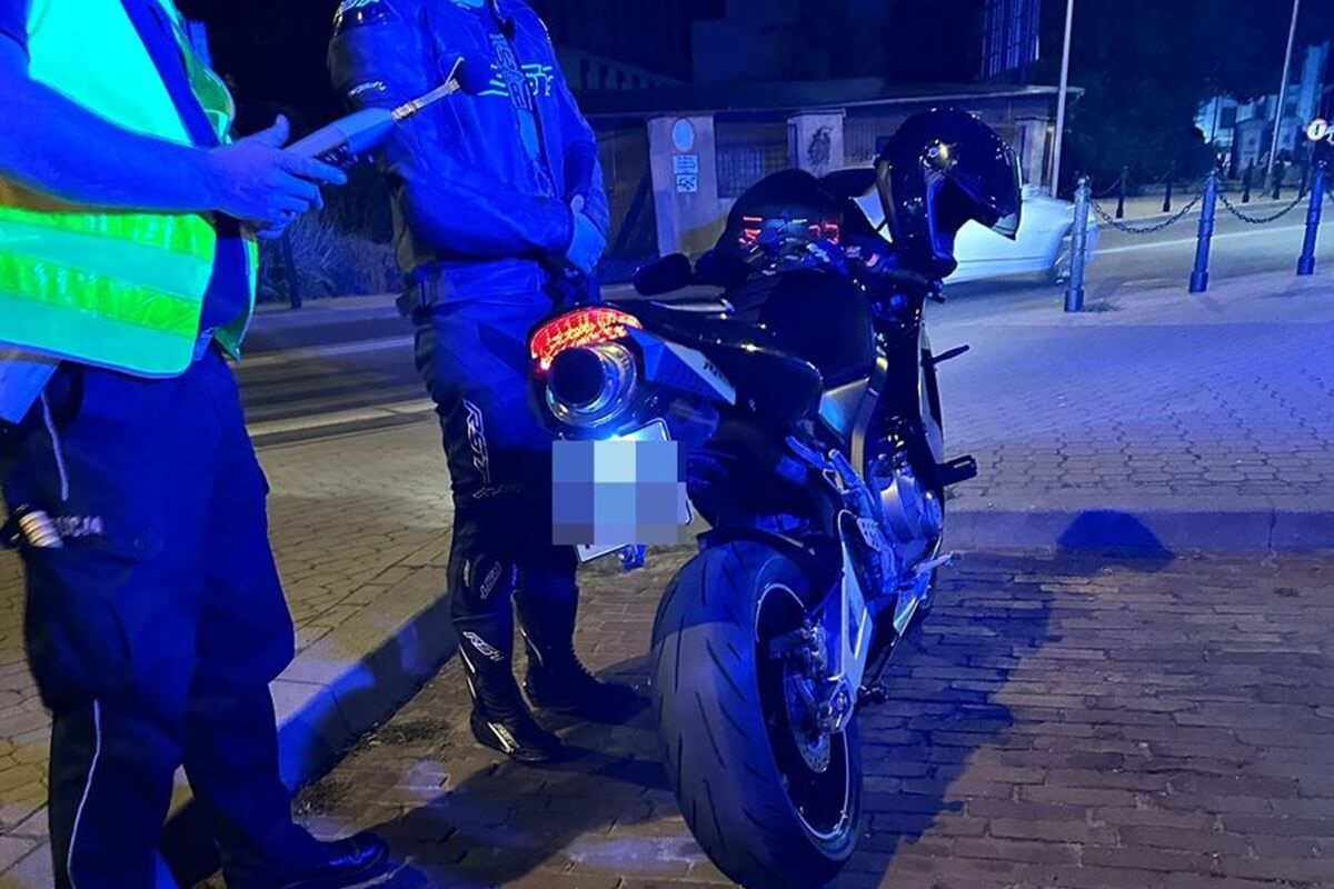 Pomiar głośności motocykla