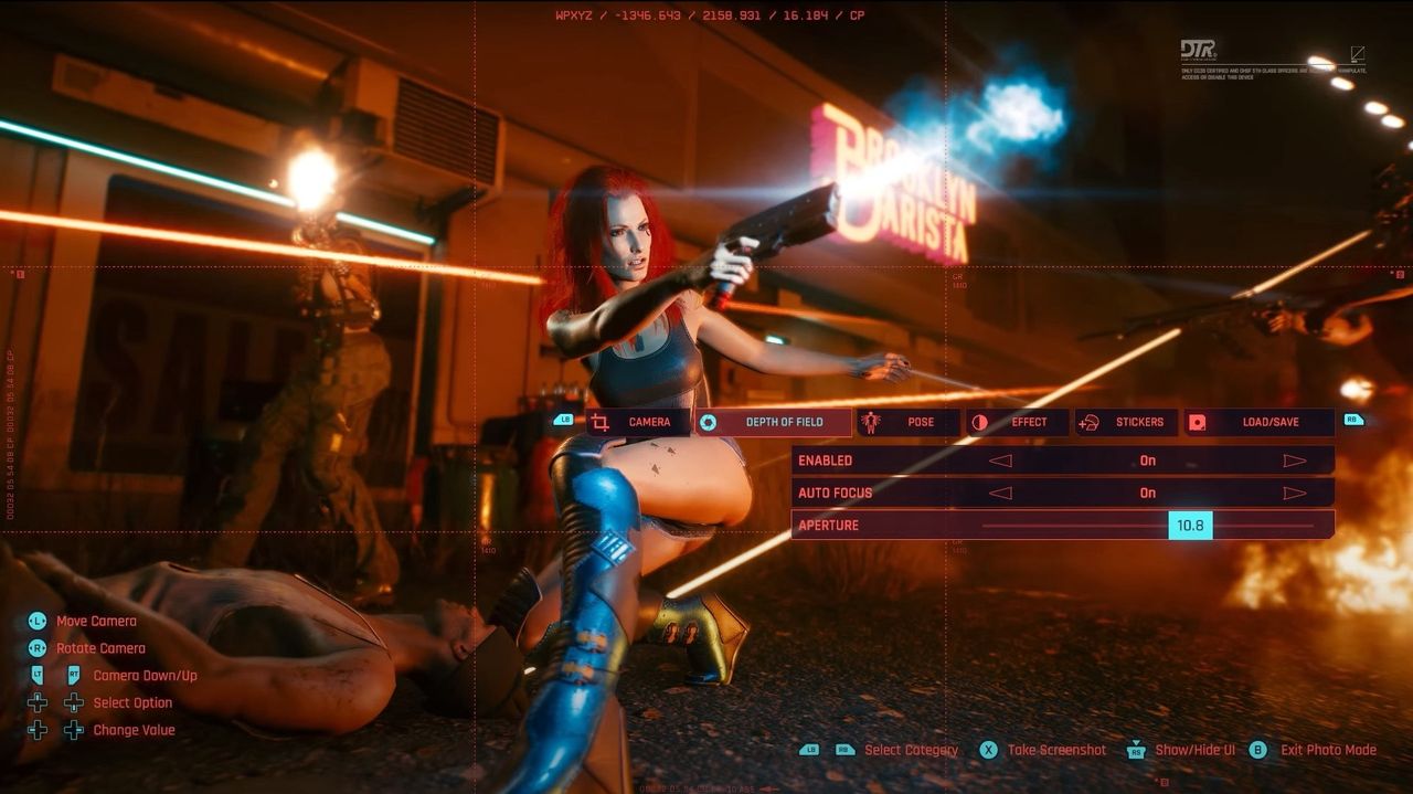 Cyberpunk 2077 - tryb fotograficzny