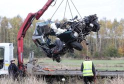 Tragedia na przejeździe kolejowym w Cekanowie. Przerażające zdjęcia z wypadku