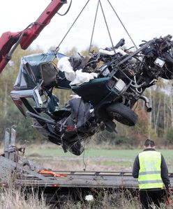 Tragedia na przejeździe kolejowym w Cekanowie. Przerażające zdjęcia z wypadku