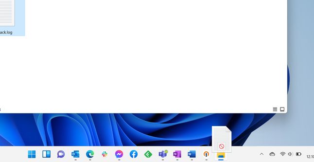 Windows 11, co się stanie, jeśli przeciągniemy plik do aplikacji na Pasku zadań?