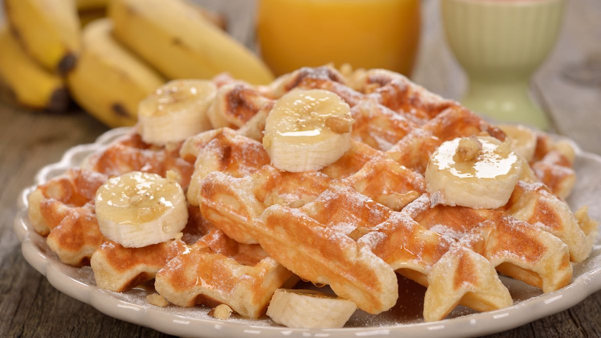 Gofry bananowe są lepsze od tradycyjnych 