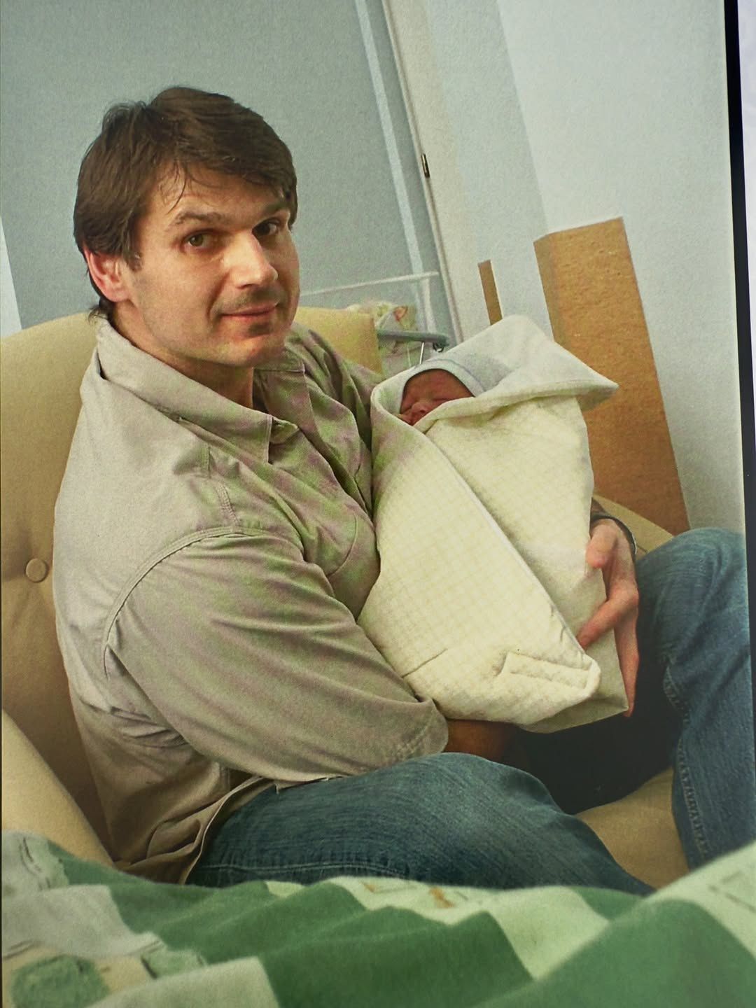 Paweł Janeczek z synem