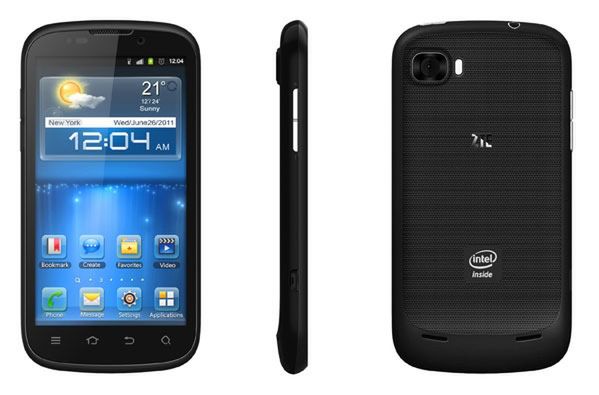ZTE prezentuje pierwszy telefon z procesorem Intela i Androidem 4.0