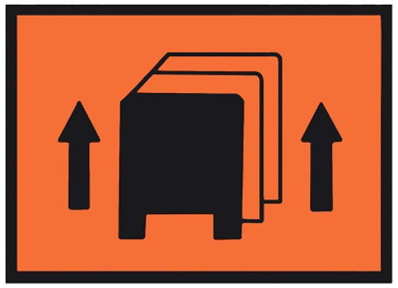 Tabliczka oznaczająca zorganizowaną kolumnę pojazdów wojskowych