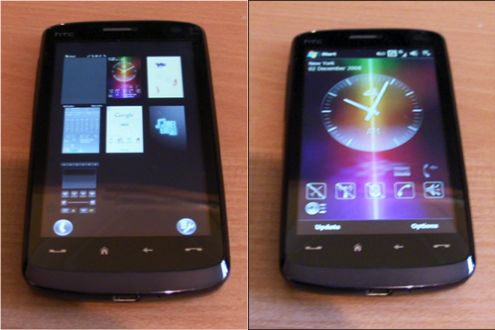 Panele z Xperii na HTC Touch HD