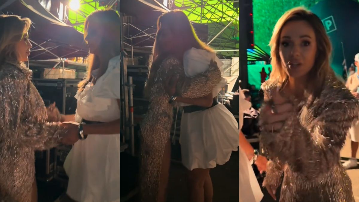 Doda i Edyta Górniak wymieniają przytulasy za kulisami koncertu TVP