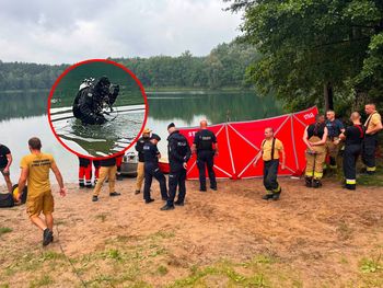 Poszukiwania trwały od piątku. Tragiczny finał nad jeziorem