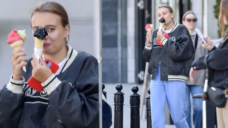 Oliwia Bieniuk całuje się z "przyjacielem"