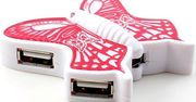 Hub USB w kształcie motylka, idealny dla dziewczynek?