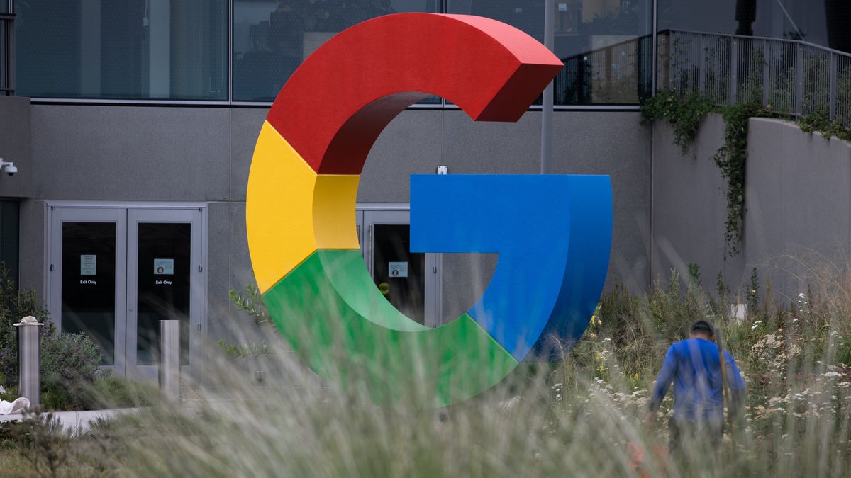 MOUNTAN VIEW, CA - SEPTEMBER 26: Google headquarters is seen in Mountain View, California, United States on September 26, 2022. (Photo by Tayfun Coskun/Anadolu Agency via Getty Images)