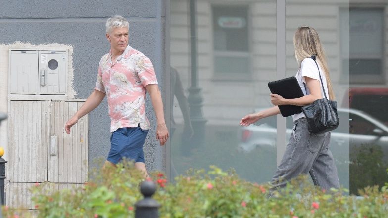 Aleksandra i Michał Żebrowscy załatwiają sprawunki na mieście