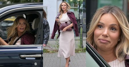 Ciężarna Izabela Janachowska z torebeczką za 15 tysięcy mknie do Rolls-Royce'a za 2 miliony złotych. Powiało luksusem? (ZDJĘCIA)