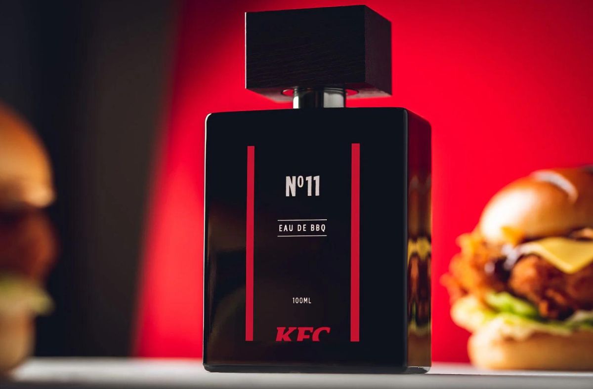 KFC released perfume with a BBQ scent.