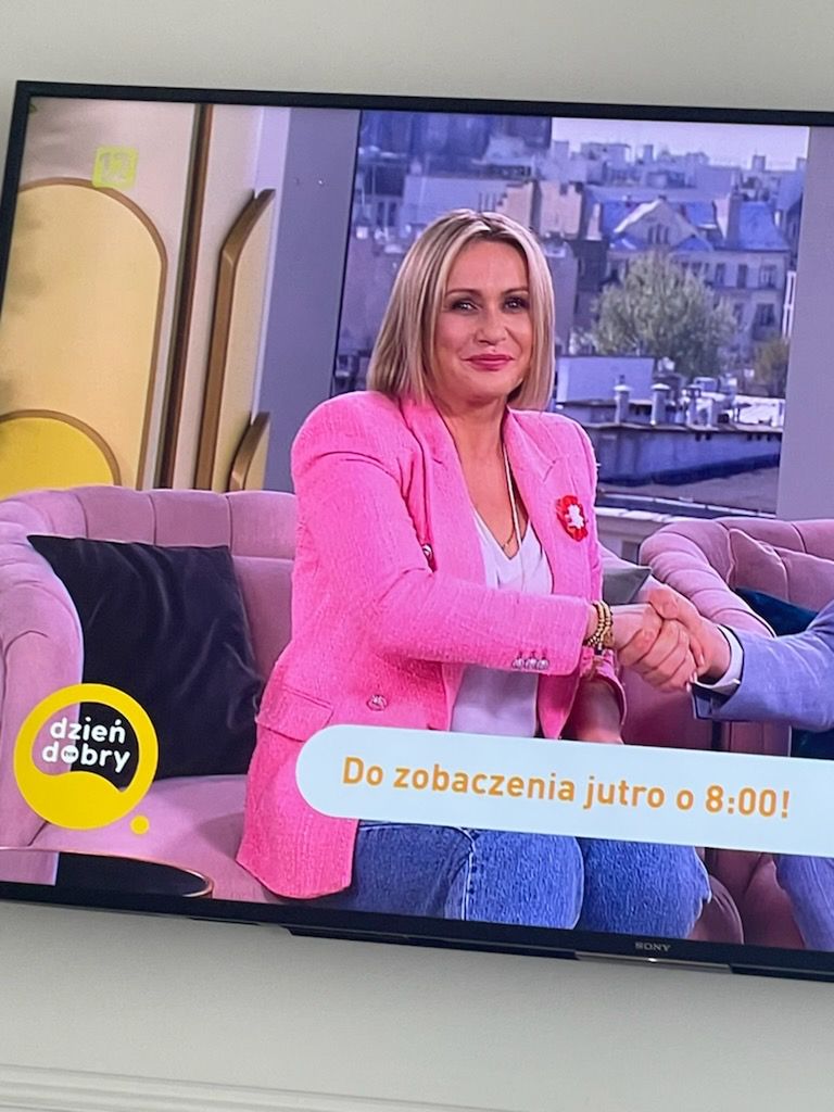 Małgorzata Ohme w nowej fryzurze