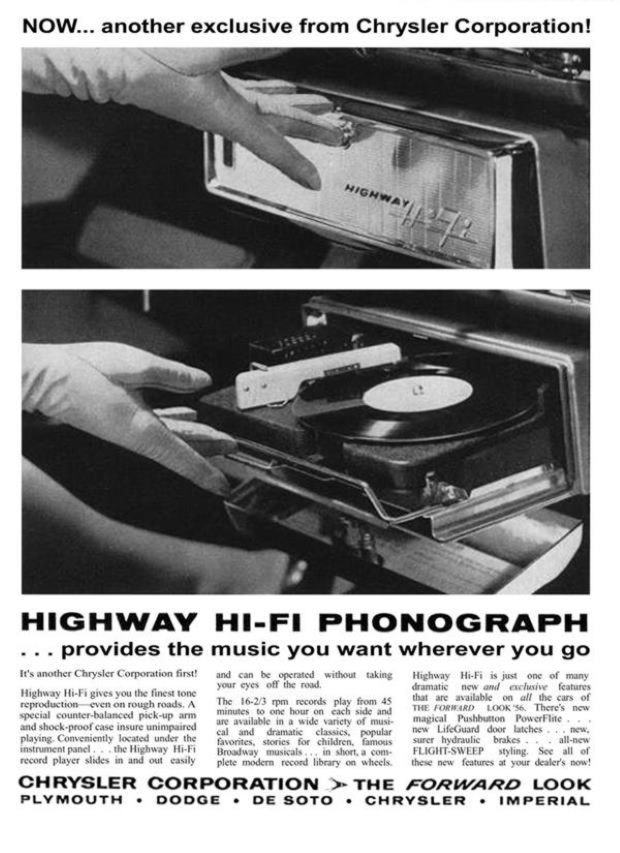 Highway, czyli odtwarzacz płyt analogowych w samochodzie.