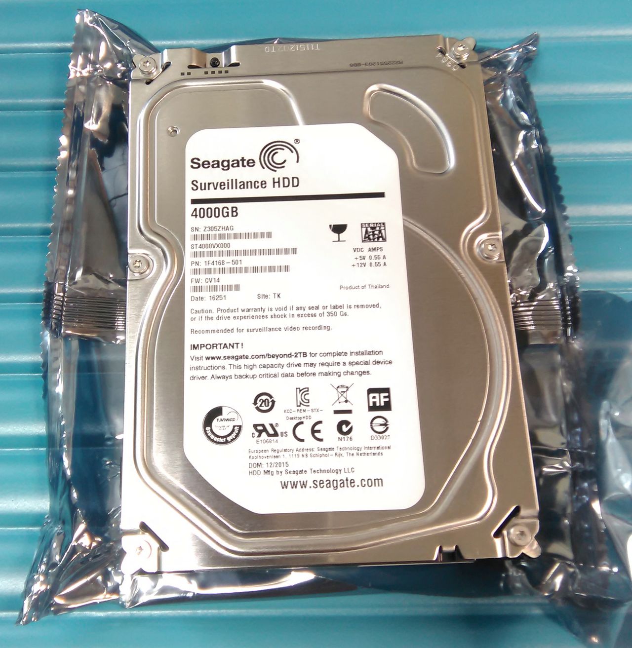 Seagate Suirvellance 4TB