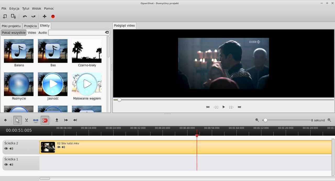 OpenShot Video Editor - prosty w obsłudze edytor plików wideo.