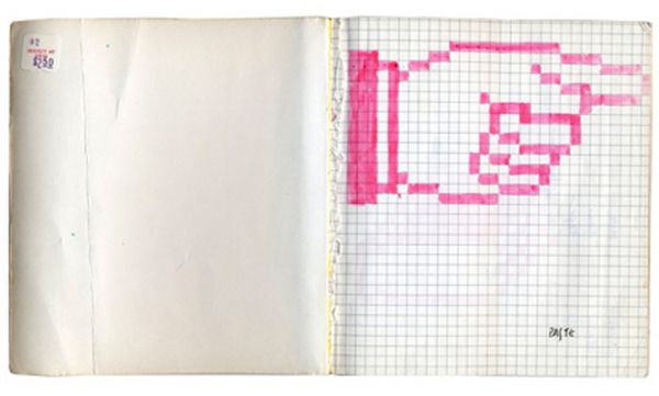 Jeden ze szkiców Susan Kare