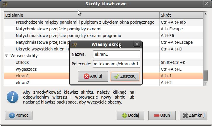 [Ubuntu] Przenoszenie aktywnych okien między dwoma monitorami za pomocą skrótów klawiszowych