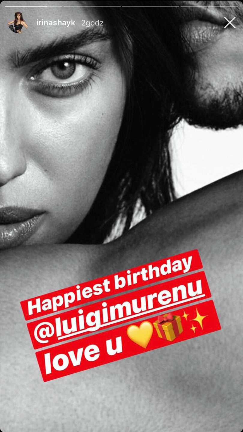 Irina Shayk Luigi Murenu - Insta Stories