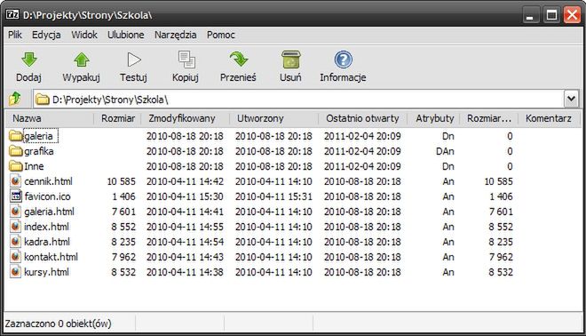 7-Zip - dobra alternatywa