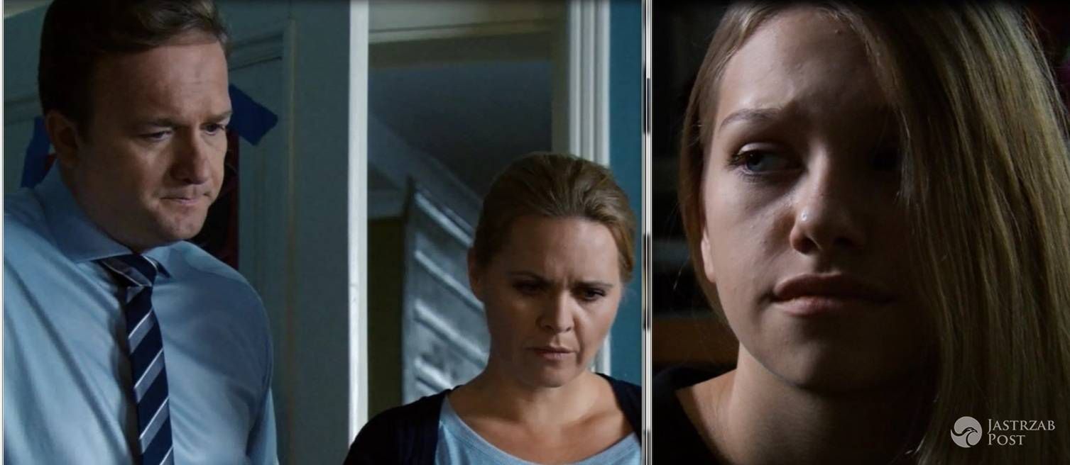 Przyjaciółki odcinek 71, Paweł (Bartek Kasprzykowski), Anka (Magdalena Stużyńska), Julka (Nicole Bogdanowicz)