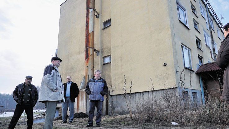 Do Babska przyjechał wiceburmistrz Białej Rawskiej oraz dyrektor Miejsko-Gminnego Ośrodka Pomocy Społecznej