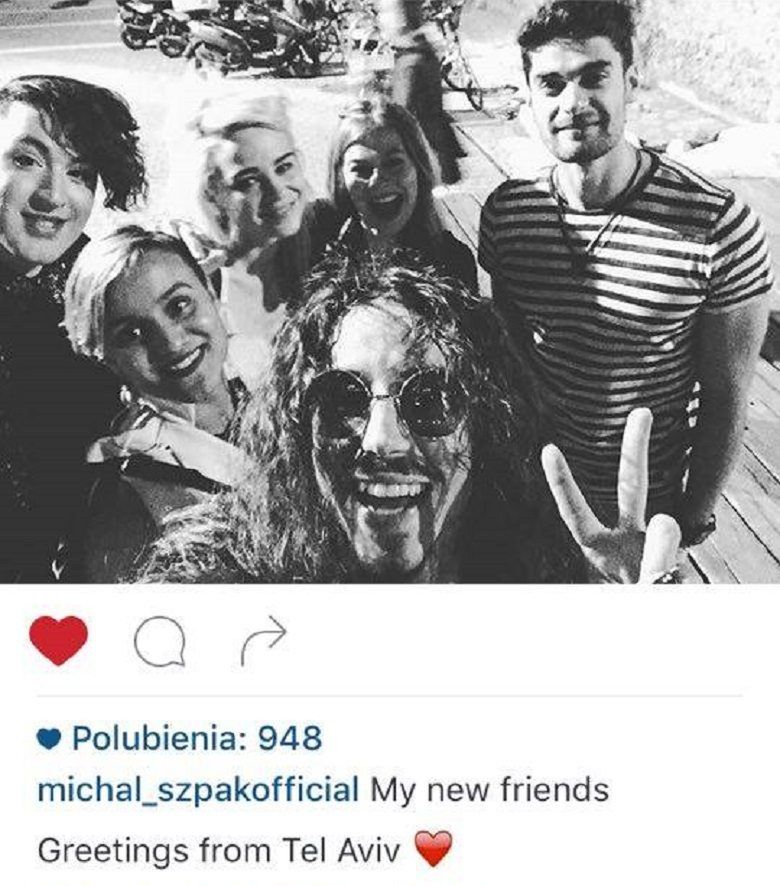 Michał Szpak w Izraelu