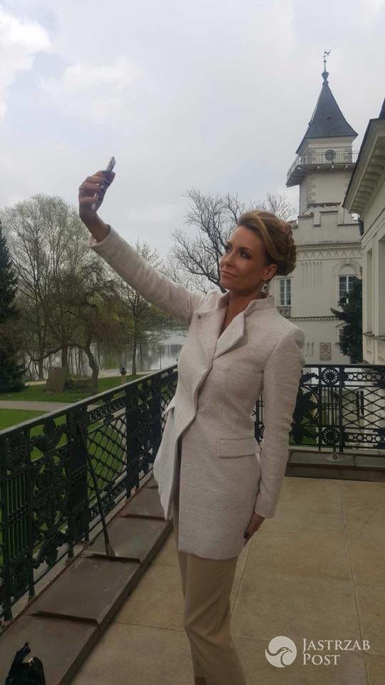 Małgorzata Rozenek na planie "Projekt Lady"