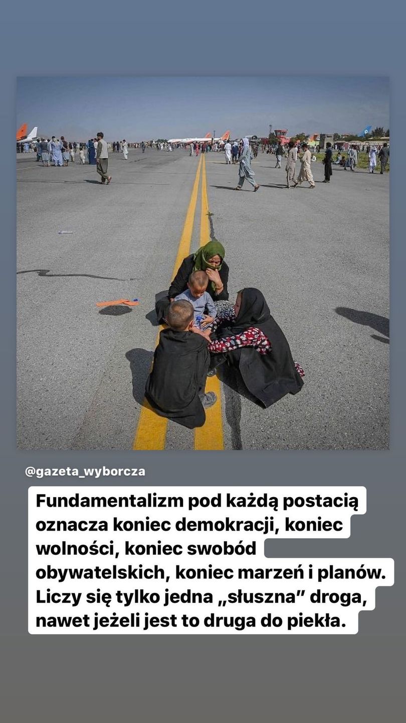 Kinga Rusin komentuje sytuację w Afganistanie