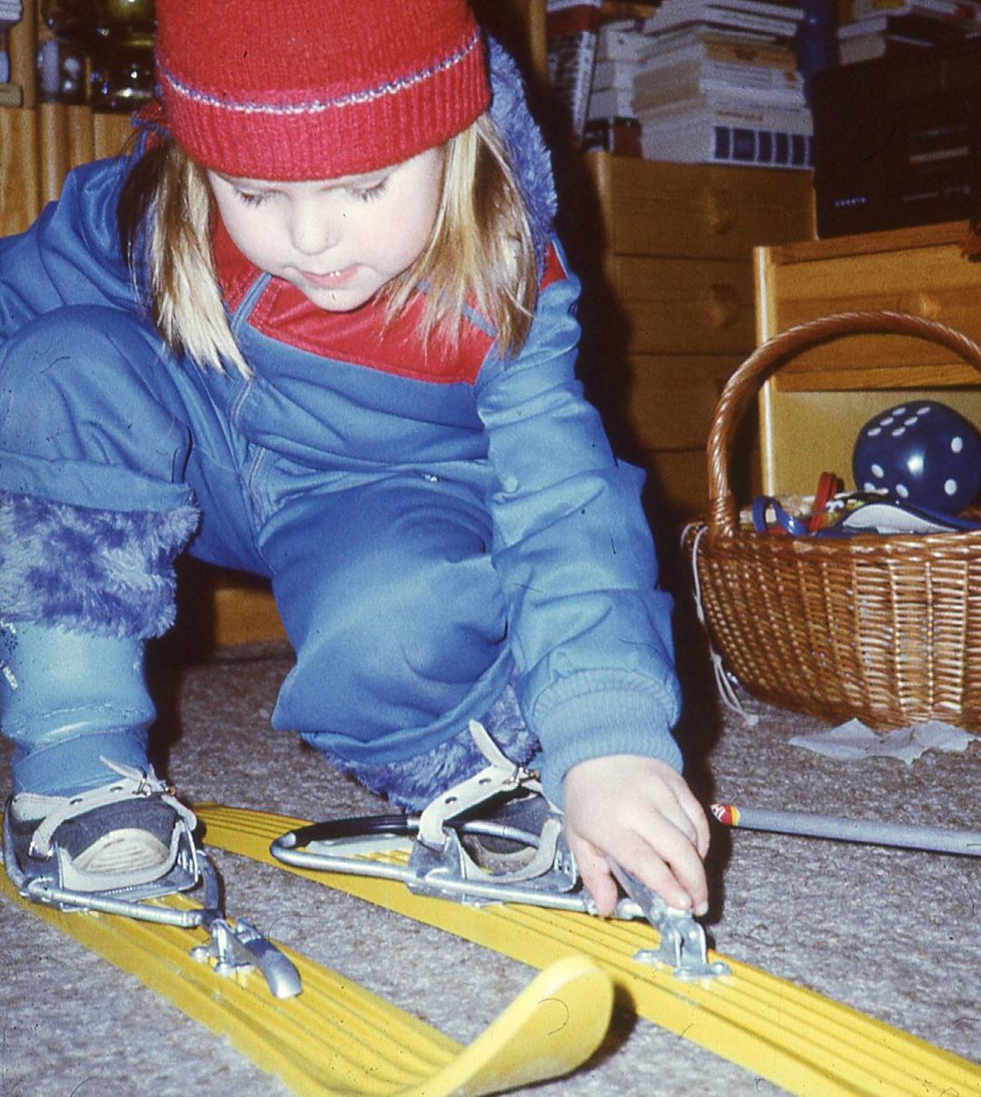 Aleksandra Kwaśniewska w dzieciństwie