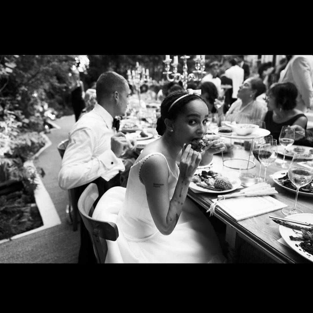 Zoe Kravitz - zdjęcia ze ślubu