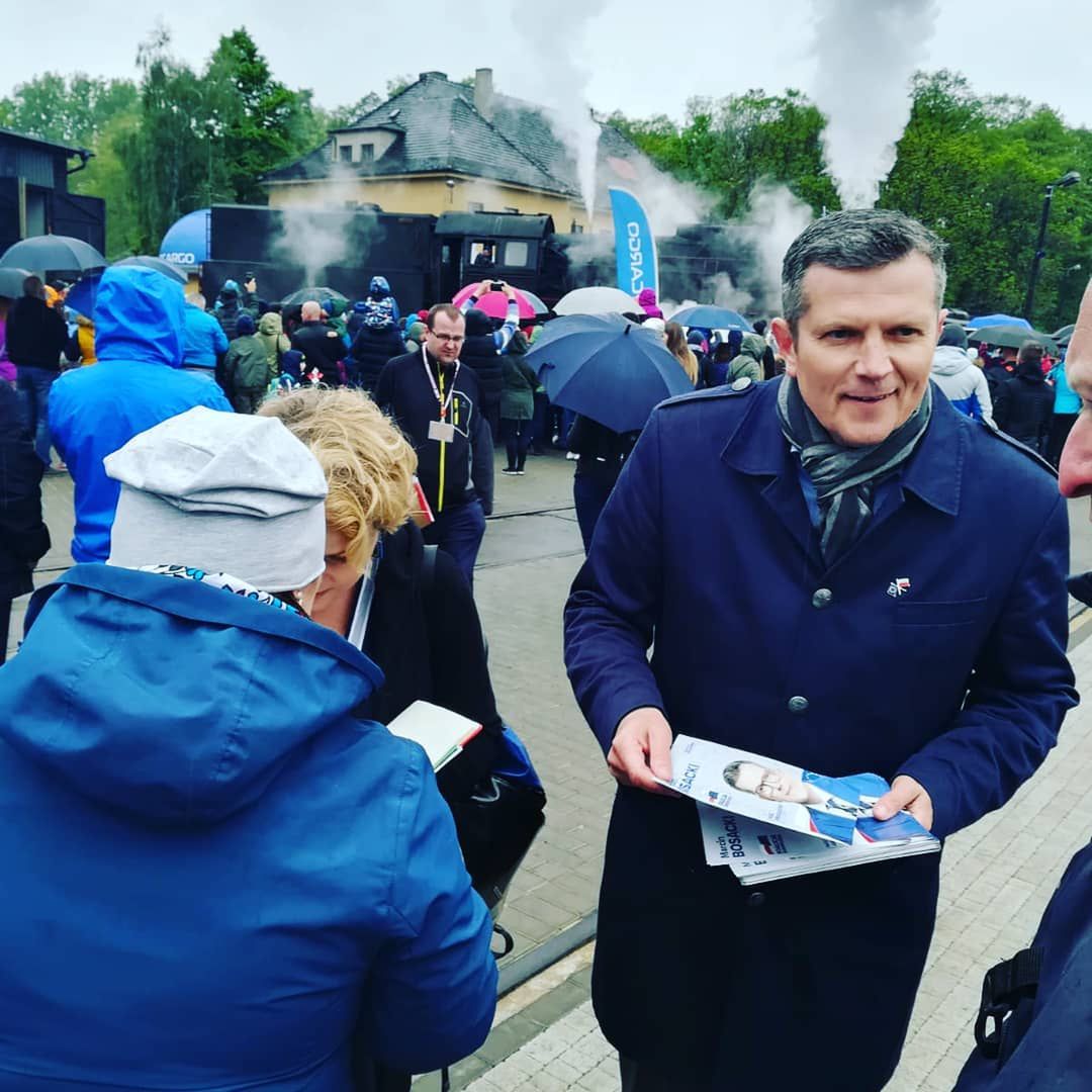Marcin Bosacki stratuje z ramienia partii Koalicja Europejska