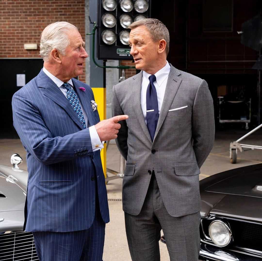 Książę Karol i Daniel Craig - Instagram