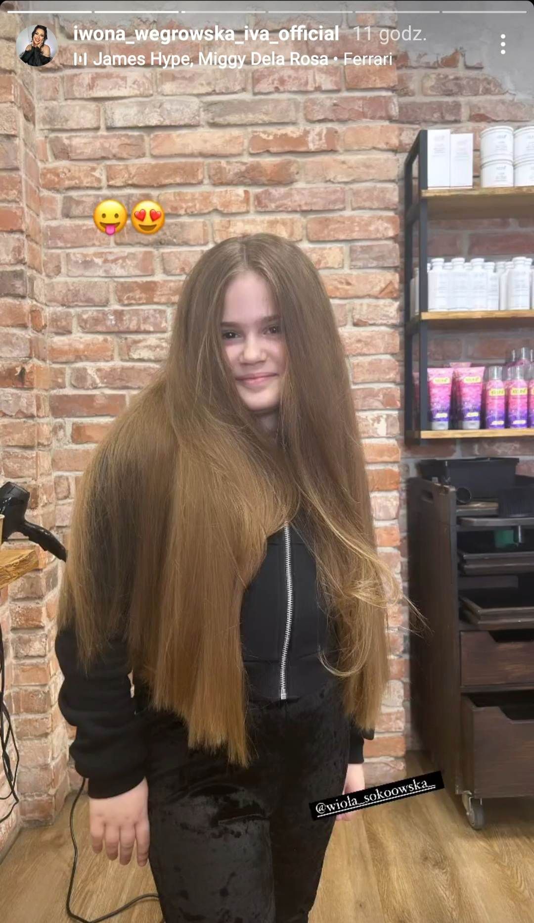 Iwona Węgrowska zabrała córeczkę do fryzjera