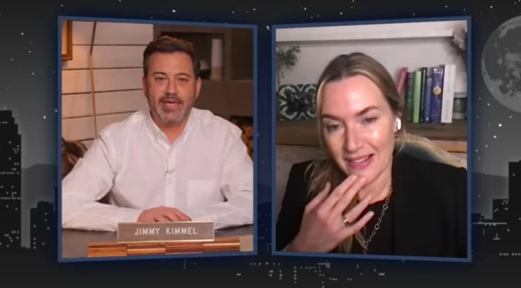 Kate Winslet i Jimmy Kimmel