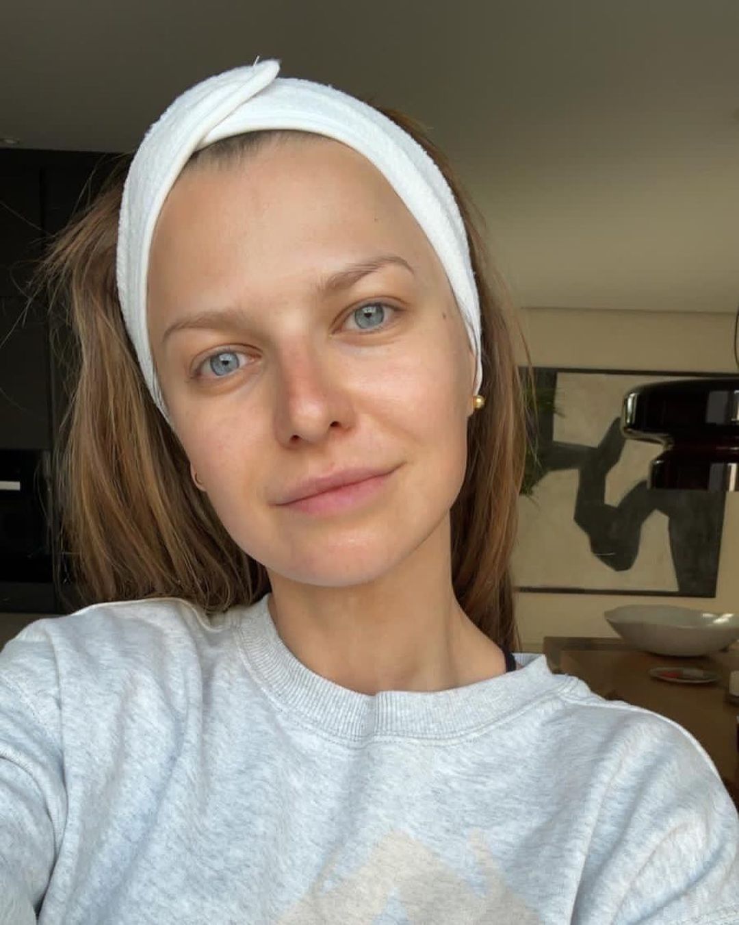 Anna Lewandowska bez makijażu