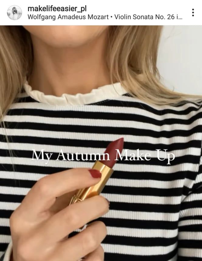 Jak Kasia Tusk robi jesienny makijaż? Wideo