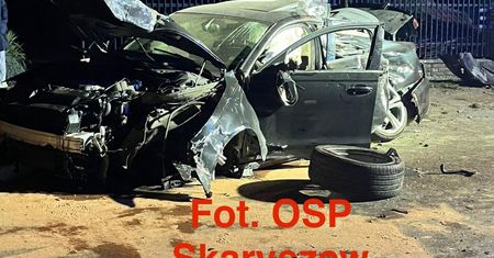 Tragedia w Skaryszewie: 15-letni Bułgar zginął w wypadku, dwóch nastolatków w szpitalu