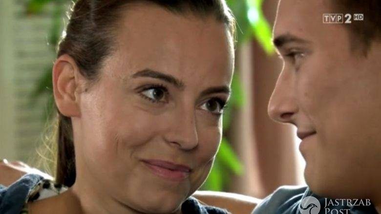 M jak miłość odcinek 1186, Magda (Anna Mucha), Olek (Maurycy Popiel), fot: MTL Maxfilm
