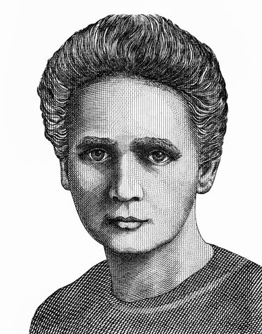 Maria Skłodowska - Curie jest jedyną kobietą w historii, która otrzymała dwie Nagrody Nobla