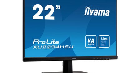 Cztery 22-calowe monitory iiyama do biura i do domu