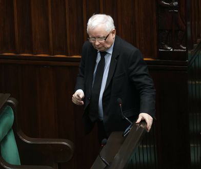 "Chyba pan żartuje". Kaczyński odpowiedział na pytanie o Tuska