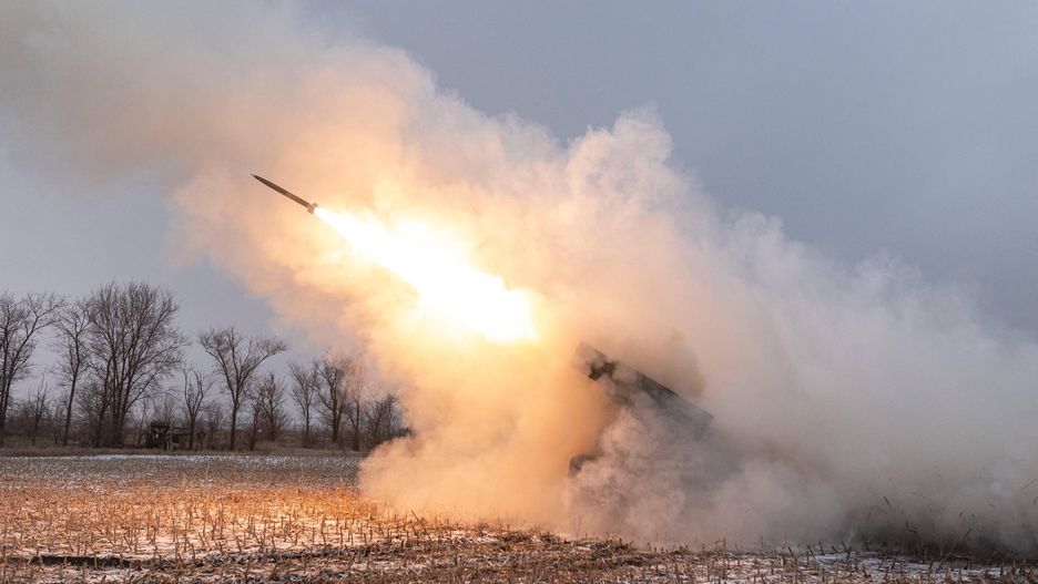 Military mobility of Ukrainian army continues in direction of Kurakhove
DONETSK OBLAST, UKRAINE - DECEMBER 04: Ukrainian soldiers fire BM-21 artillery at their artillery fighting position in the direction of Kurakhove, Donetsk Oblast, Ukraine on December 04, 2024. Diego Herrera Carcedo / Anadolu/ABACAPRESS.COM 
Dostawca: PAP/Abaca
AA/ABACA
???????Donetsk Oblast, artillery fighting, artillery fire, BM-21 artillery, camouflage uniform, fighting position, Kurakhove, military, military camouflage uniform, military mobility, Night, Russia-Ukraine war, Russia-Ukraine war continues, soldiers, Ukrainian soldiers, war, war continues