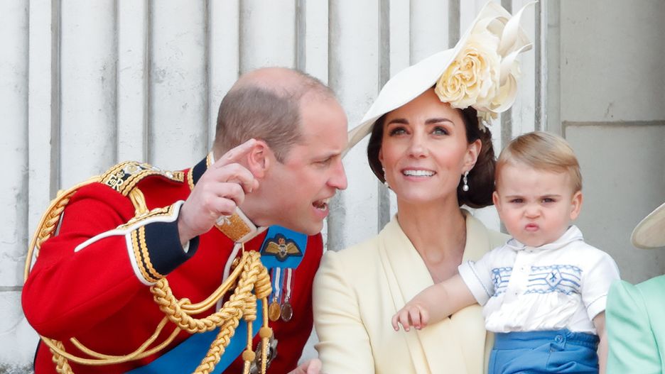 William, Kate i Louis w 2019 r.