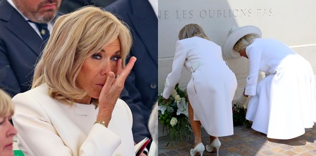 Brigitte Macron złamała protokół! Oto jak zachowała się względem królowej Camilli (WIDEO)